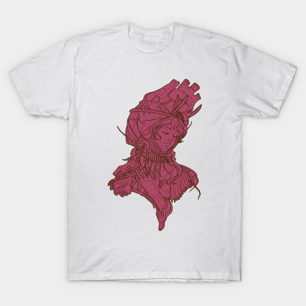 Heart Minder T-Shirt by Scottconnick